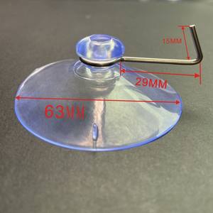 Crochet à ventouse adhésif puissant pour verre, sans perçage, fixation murale, salle de bain, cuisine, sans trace, crochet à vide, moulage plastique par injection - Product Image 6