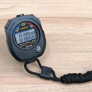 Chronomètre numérique professionnel en plastique, chronographe sportif, alarme, chronomètre, écran LCD, grand écran, télécommande infrarouge - Product Image 4