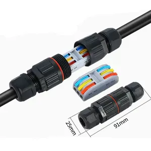 Ip68 Waterdichte Draad Connectoren Terminals Elektrische Kabel Draad Connector Snel Ip68 Waterdichte Connectoren 3pin 5pin