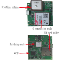 Traceur GPS portable sans fil rechargeable personnalisé PCBA A7670SA GSM 2G 4G Cat-M1, dispositif de navigation et de suivi GPS
