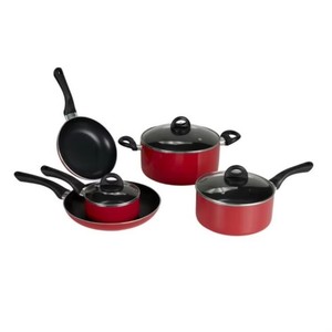 Hot Sale Eco-Friendly Aluminum Alloy Multi-Layer Coating <strong>Induction</strong> Compatible Thickened Frypan <strong>Saucepan</strong> Soup Pot Cookware <strong>Set</strong> - Product Image 3