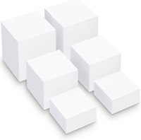 Cube en acrylique personnalisé Présentoir à gâteaux et desserts pour l'organisation de la boîte de présentation des aliments de table de buffet