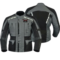 Chaqueta Textil Impermeable de 3 Capas con Estampado para Motociclismo y Turismo, Unisex, Marca HIKE IMPEX -CJ-16, Nivel CE