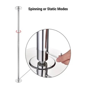 <span class=keywords><strong>Barre</strong></span> de <span class=keywords><strong>pole</strong></span> dance <span class=keywords><strong>X</strong></span> en acier antidérapant de 14 kg, équipement de gym OEM réglable en hauteur, en acier forgé de haute qualité - Product Image 5