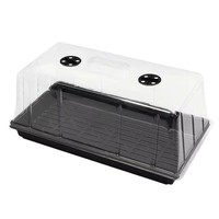 Plateaux de semis carrés en PP Horyard, robustes, en plastique, pour pépinière, avec trous de drainage, pour la ferme