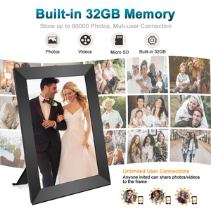 Cadre photo intelligent multifonctionnel avec écran LCD tactile de 10 pouces, personnalisable avec un logo familial - Product Image 6