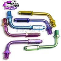Cable de Acelerador y Embrague de Motocicleta de Titanio CNC de 90 Grados, Ajustable, de Aleación de Titanio