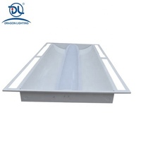 Panneau LED économique 50W blanc encastré, luminaire LED pour hôtel, diffuseurs de lumière Troffer