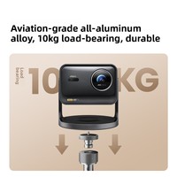   Support de projecteur universel autoportant en alliage d'aluminium BG2 360, capacité de charge de 10 kg, réglable sur 4 niveaux, compatible britannique
