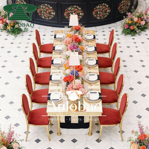 Elegante y moderna silla de comedor de tela de terciopelo con patas de acero inoxidable para comedor al aire libre y uso en hoteles muebles comerciales - Product Image 5