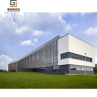 Taller de Ingeniería con Estructura de Acero Prefabricada, Almacén Metálico, Planta Industrial Construida con Tecnología de Soldadura Avanzada