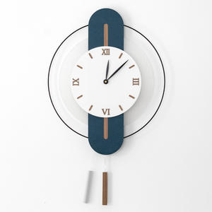 Nordic Luxury Transparent Wooden <b>Wall</b> <b>Clock</b> Modern Simple Design for Home <b>Living</b> <b>Room</b> <b>Wall</b> Hanging Fashion Creative <b>Clock</b> - Product Image 6