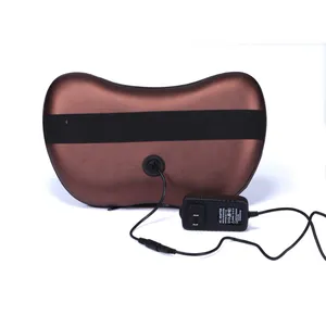 China Factory Wholesale Portable Heat Electric Neck Shiatsu Massage Pillow For Home Car Seat Shiatsu Massager Pillow