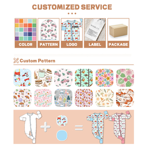 Whatnot RTS Bambus Zippy Charakter Überraschungsbox Strampler Überraschungsbox Baby 2-teiliges Set Schlafanzug Blind Box Kinder Bambus Schlafanzüge - Product Image 4