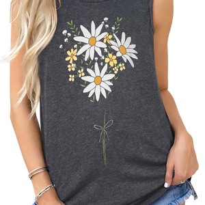 Women's Breathable Anti-Pilling Sleeveless Tank Tops Summer Casual Crewneck Short <b>Tunic</b> Loose Fit <b>Knitted</b> Crop Top Outdoor Sport - Product Image 4