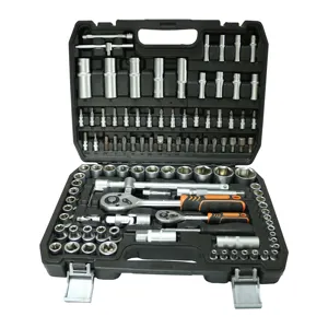 Professional Car Repair Tool Kit Socket Wrench Set 108 Pcs Tool Box
