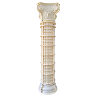 Moule en plastique ABS pour colonnes romaines décoratives de style européen, pour la mise en forme de béton et de ciment pour l'intérieur et l'extérieur