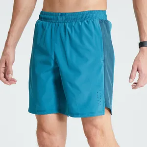 Custom Breathable Push Up Shorts Solid Color Mesh Workout Shorts Men Running Athletic Fitness Shorts