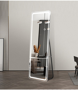 <span class=keywords><strong>Espejo</strong></span> LED <span class=keywords><strong>Rectangular</strong></span> de Cuerpo Entero al por Mayor, <span class=keywords><strong>Espejo</strong></span> de Vanidad Iluminado Independiente y de Pared para Hogar y Hotel - Product Image 2