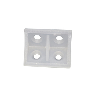 Supports d'angle en plastique, support de fixation à angle droit de 90 degrés pour support d'étagère en bois, blanc durable - Product Image 4