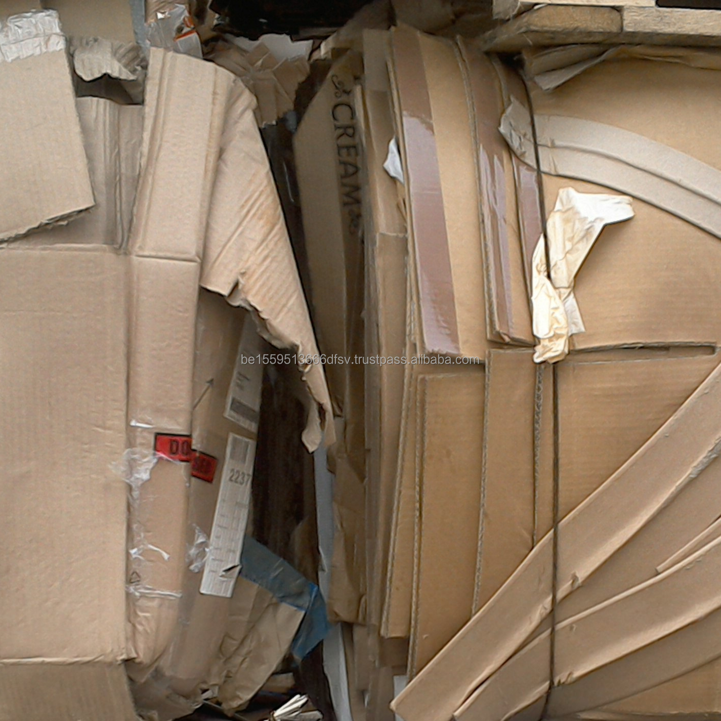 Аукцион отходов бумаги OCC 11 гофрированные скрапбусы. 100% бумажные обрезки ONP салфетки обрезки