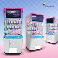 Machine à griffes d'arcade haut de gamme et économique avec lecteur vidéo USB intégré pour zones commerciales haut de gamme dans les centres commerciaux américains