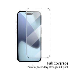 Protecteur d'écran en verre trempé à couverture complète pour <span class=keywords><strong>iPhone</strong></span> 17, grande fenêtre, bords fins, antistatique, anti-rayures, protecteur de téléphone - Product Image 5