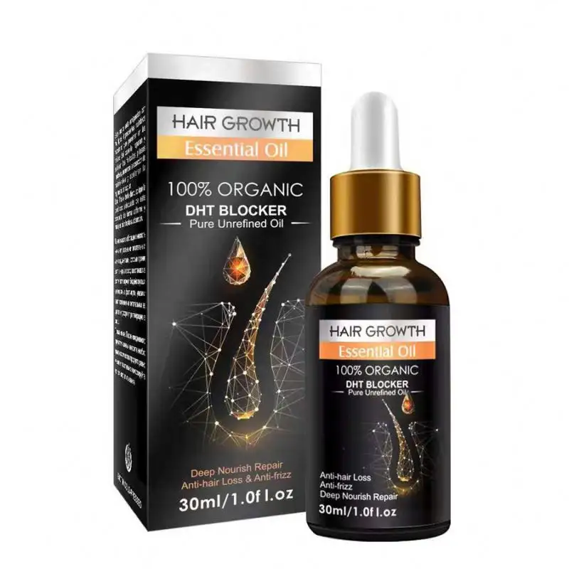 OEM DHT engelleyici vitaminler saç büyüme Serum doğal saç çıkma yağı özel etiket saç yağı organik Saw Palmetto yağı Serum