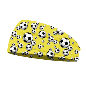 Diadema deportiva elástica de yoga y running con estampado personalizado de balón de fútbol Copa <span class=keywords><strong>Mundial</strong></span> 2026, banda ancha para el pelo, banda para el sudor - Product Image 5