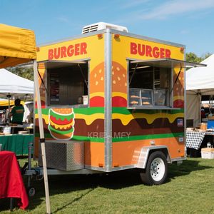 Meilleur prix 2025 pour chariot mobile à café, chariot à hamburgers, pâtisseries françaises, camion de restauration rapide avec équipement de cuisine complet - Product Image 6