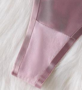 กางเกงในผู้หญิงแบบขายส่ง ผ้าซาติน สายบาง เอวต่ำ ไร้รอยต่อ เซ็กซี่ จีสตริง ระบายอากาศได้ดี ผ้าไหมน้ำแข็ง ชุดชั้นในสำหรับผู้หญิง - Product Image 6