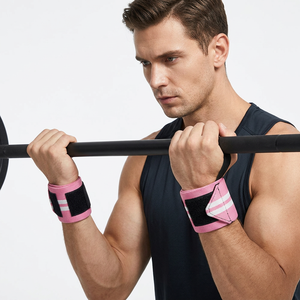 Sangles de musculation et de cross-training pour la sécurité, bandes de poignet de gym pour haltérophilie, solides, souples, antidérapantes et réglables pour la fermeture - Product Image 1