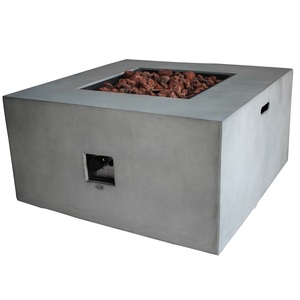 Yoho Modern Metal Gas Fire Pit Indoor and Outdoor <b>Garden</b> Supplies Durable Fire Bowl with Poker Accessory - Product Image 5