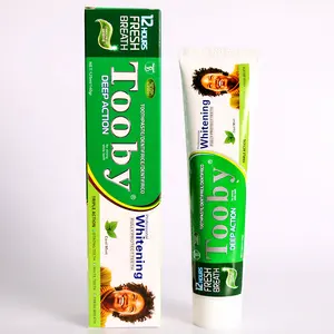 Hot sales wholesale toothpaste 2023 eco friendly natural green aloe vera toothpaste in china