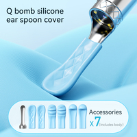 Kit de Endoscopio Portátil X6-D 5MP Wifi, Herramienta de Extracción de Cera de Oídos con Cámara