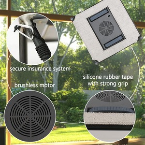 Robot Lavavetri T48 con Pianificazione Automatica, Controllo Remoto 2.4G, Macchina per la <span class=keywords><strong>Pulizia</strong></span> di Finestre Quadrate per Edifici a Più <span class=keywords><strong>Piani</strong></span> - Product Image 3