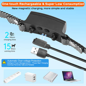 AMZ UK Hot No Shock <span class=keywords><strong>Bark</strong></span> <span class=keywords><strong>Collar</strong></span> Dispositivo de disuasión Control de ladridos para perros pequeños y medianos IP67 <span class=keywords><strong>Collar</strong></span> sin ladridos recargable - Product Image 6