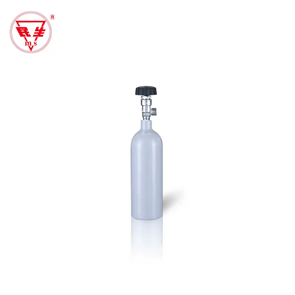 Cylindre de gaz en aluminium au co2, fortement prisés et multifonctionnel, cylindre d'oxygène, offre spéciale