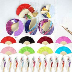 Abanico Plegable Ecológico de Verano con Mango Carbonizado y Borlas, Diseño Clásico Chino de Estilo Antiguo para Año Nuevo, Artesanía de Bambú - Product Image 5