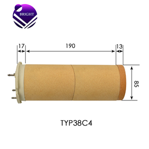 عنصر تسخين سيراميكي صناعي BRIGHT Typ38C4 بقوة 15 كيلو واط وقطر 85 ملم، 3*400 فولت - Product Image 2