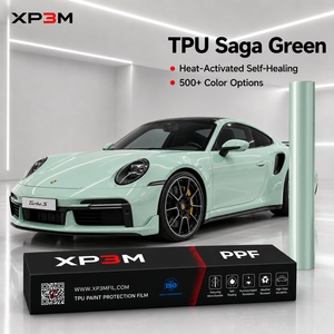 ฟิล์มใสกันรอยรถยนต์ XP3M Sagano Green OEM Gloss TPU สีเขียวเงา หนา 7.5 มิล ซ่อมแซมตัวเองได้ ป้องกันรอยขีดข่วน ป้องกันสีเหลือง พร้อมช่องระบายอากาศ - Product Image 1