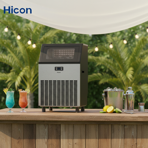 Machine à glaçons industrielle et commerciale autonettoyante à haute efficacité avec compresseur – Prix du fabricant de glaçons en cubes - Product Image 4