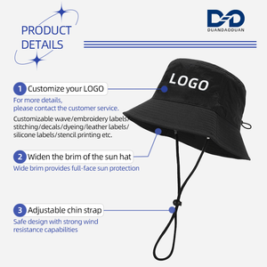 Chapeau Bob pour le trekking et les voyages en plein air, pour un usage quotidien, circonférence de la tête 58 cm - Product Image 3