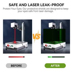 Feuille <span class=keywords><strong>de</strong></span> Lentilles <span class=keywords><strong>de</strong></span> Protection Laser 600*600mm 1064nm Gravure Laser Boîte <span class=keywords><strong>de</strong></span> Protection Lentilles Laser Protéger Couverture Sécurité Fenêtre <span class=keywords><strong>Verre</strong></span> - Product Image 3