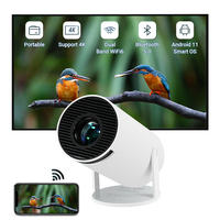 Mini Proyector HY300 Portátil Inteligente con WiFi, Sistema Android 11, Conectividad 5G, Reproductor de Video para Cine en Casa