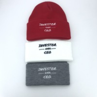 Fashion Flexibele Aangepaste Ontwerp Logo Als Uw Eis Grey Warm Winter Beanie Gebreide Hoeden Caps Met Patch