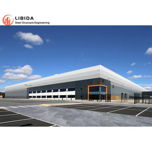 Bâtiment préfabriqué en acier galvanisé léger à bas <span class=keywords><strong>prix</strong></span>, structure industrielle préfabriquée, entrepôt préfabriqué - Product Image 4