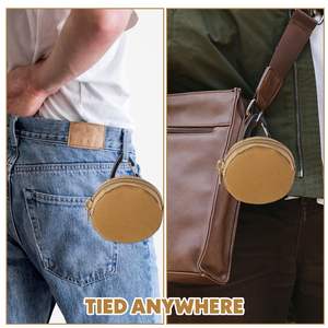 Muestra Gratis, Bolsa de Golosinas para Perros de Cuero, Nueva Llegada, Bolsa de Entrenamiento Portátil para Cachorros, Bolsa Redonda para Perros - Product Image 5