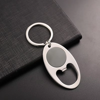 Porte-clés décapsuleur vierge pour sublimation, formes variées, finition bicolore, personnalisable pour événements de bar et souvenirs