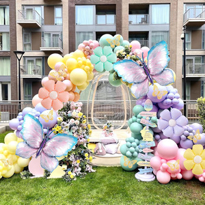 Kit d'arche de guirlande de ballons thème papillon pour <span class=keywords><strong>anniversaire</strong></span>, mariage, fête prénuptiale, <span class=keywords><strong>décoration</strong></span> de fond de <span class=keywords><strong>salle</strong></span> de mariage et de fête - Product Image 3